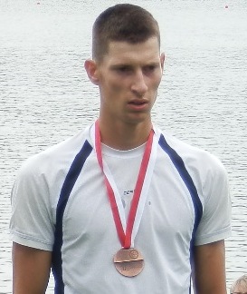 Micha Baran z brzowym medalem (fot.M.Grubich)