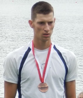 Micha Baran z brzowym medalem (fot.M.Grubich)