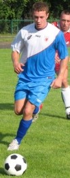 Mimo strzelenia 4 bramek Jacek Zielonka nie zagra w Unii. (fot. M.liwa-www.unia.tczew.glt.pl)