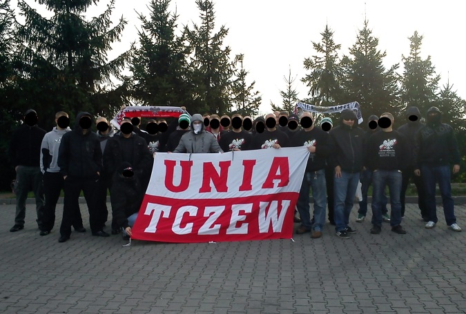 Tczewscy Patrioci w drodze na Marsz w 2012 roku.
