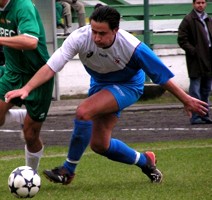 Od 57. minuty Robert Morka sta na bramce Unii. (fot. lechia.gda.pl)