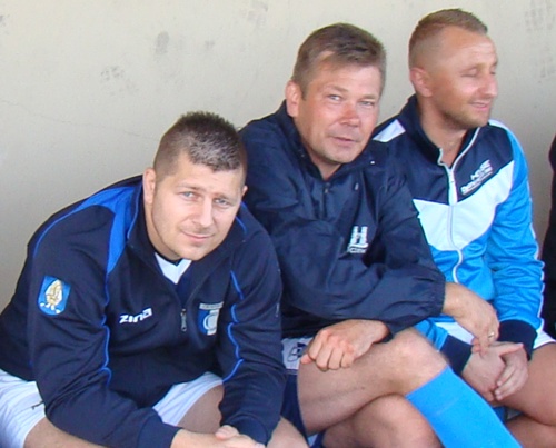Od lewej Mariusz Wroski, Artur Czucha i Dawid Kotowski.