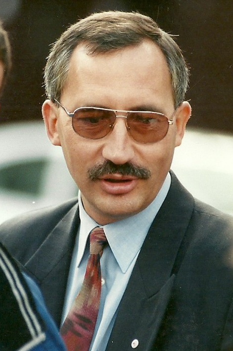 Kazimierz Smoliski na meczu Unii w 2002 roku. (fot. archiwum)