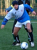 Krzysztof Wilczewski korzystnie zaprezentowa si w swoim pierwszym wystpie w barwach Unii. (fot. M.liwa-www.unia.tczew.glt.pl)